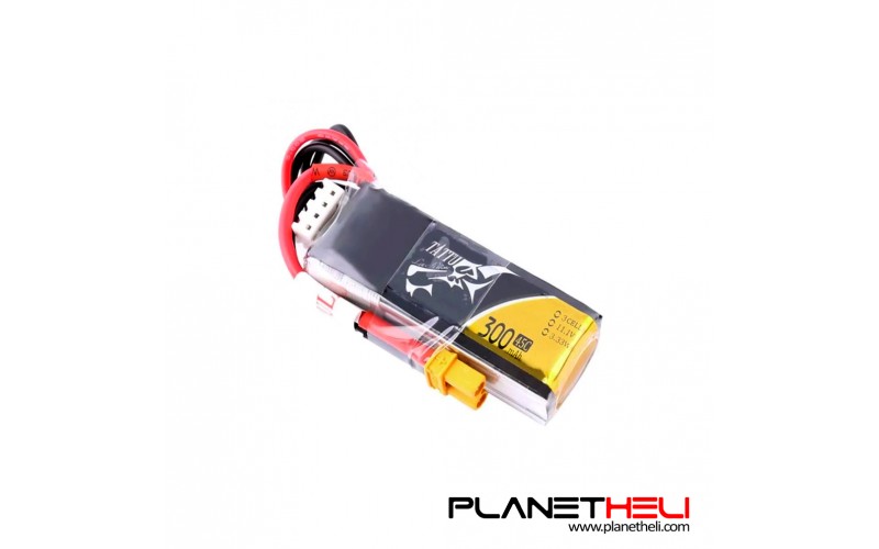 Tattu 300mAh 11.1V 45C 3S1P Lipo Battery Pack with XT30
